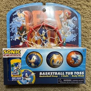 Basketball Tub Toss Set - Blue